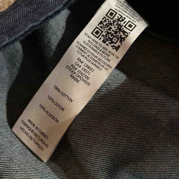 Frame women’s Dark Blue Wide-Leg jeans - size 32 - dark wash - great condition - Picture 4 of 7